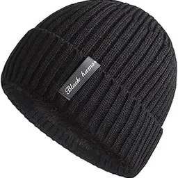 youstylo - you are priority Youstylo Woolen Winter Cap for Men & Women Soft & Warm Beanie Hat - Free Size (7143)-picture-14