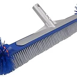 Poolvio Professional 17.5" Floor & Wall Pool Cleaning Brush withÃ‚ Durable Around Nylon Bristles, EZ Clip Aluminum Handle- Easily Sweep from Walls, Floors, Steps-picture-48