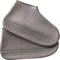 BNF® Waterproof Silicone Shoe Covers for Rain Travel Rubber Rain Shoe Covers Grey M-Sporting Goods-Cycling-Cycling Shoes & Shoe Covers-Shoe Covers-1 Pair Waterproof Rain Shoe Covers-picture-25
