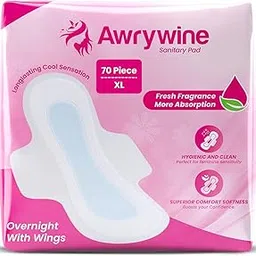 Women Soft Cotton Sanitary Pads | Soft and Dry Top Cover for heavy Flow | Odour Control | Absorbs upto 100% fluid | Up to 12 Hours of Protection (XL - 70 Pads)-picture-12