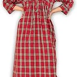 hargun night wear Cotswool Nightgown for Women | Winter Nighty for Women |-picture-44