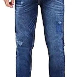 being human Mens Solid Blue Pants-picture-27