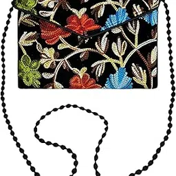 sutliyan Women's Kashmiri Handmade Embroidery Small Sling Bag-picture-26