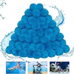 THE WHITE SHOP Swimming Pool Filter Balls - Effective Alternative to Pool Filter Sand - Reusable - Blue - Replaces Filter Sand - Lasts Several Seasons (500g)-image-29