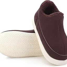 cassiey Women's Comfortable Indoor/Outdoor Winter Shoes/Slipper | Fur Slip-on Shoes for Girls and Women-picture-42