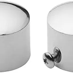 INKART� Aluminium Round Curtain Bracket Rod Pocket Finials Window Rod Support Fittings, Curtain Rod Holder(Silver Colour, Pack 2)-picture-20