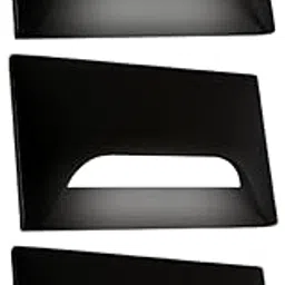 MAQON Italic Black 3&4 Modular Western LED Foot Light Convertible Under Cabinet Light, Soft White Outdoor Deck Wall Recessed Foot Stair Nosing Light (White, Pack of 3)-picture-20