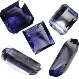 jewelryonclick Natural Iolite at Wholesale Lot (Rs 67.5/Carat) Fine Quality Rectangle Shape काका नीली Loose Gemstone for Reselling Astrologers Jewellers Crystal Healing Tula Rashi Libra Zodiac Sign-picture-20