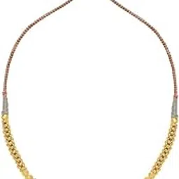 p. n. gadgil jewellers P.N.Gadgil Jewellers 22 Karat (916) Yellow Gold BIS Hallmarked Gold Kolhapuri Thushi For Women GNCKT37-picture-29