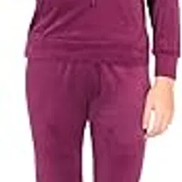 Women Fluffy Pajama Set Fleece Pullover Pants Loose Plush Winter Sleepwear-picture-14