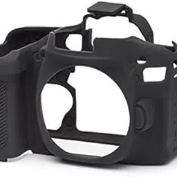 Silicone Protection Cover/Case for Canon 80D - Black-image-0