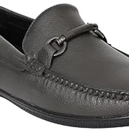 bellissimo Men's Olive Bit Loafers-picture-12