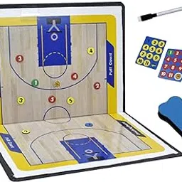 Club Bollywood®Basketball Coaching Board Professional Strategy Board with Erasable Marker|Sporting Goods | Team Sports | Basketball |1 Basketball Coaches Board-picture-21