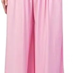 Women's Girls Rayon Pink Flayer Pocket Palazzo-picture-44