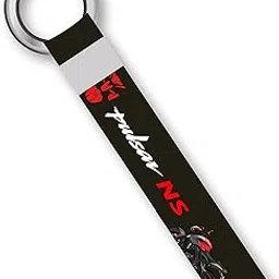 SIGNOOGLE 1 Pcs Pulsar Ns Ride Racing Theme Lanyard keychain Holder Compatible For All Bikes Car Key Holder Key Tag Multicolored (6 x 1 Inches)-picture-32
