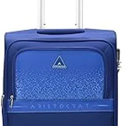 aristocrat Drift Cabin Expander Trolley Bag 55cm | Small | Soft Luggage | Smooth 8-Wheel Suitcase | Secure Combination Lock with Sturdy Zipper | Robust Construction | 5-Year Warranty (Blue)-picture-31