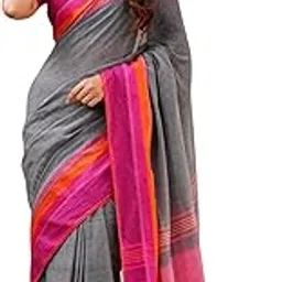 sp boutique Women's Pure Cotton Handloom Saree with Running Blouse Piece | Elegant Women Gown Look | Perfect Women Dress for All Occasions-picture-29