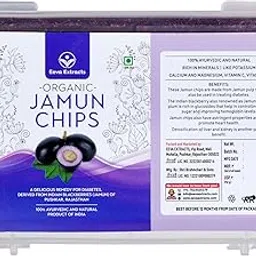 Eeva Extracts Jamun Chips – 100g | Sugar-Free Jamun Pulp Extract | Anti-Diabetic Snack | Supports Blood Sugar Control & Lowers Bad Cholesterol | Natural, Nutrient-Rich Superfood-picture-24
