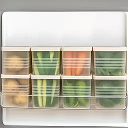 ILIMOO Fridge Storage Containers (Pack of 6) – Fridge Organiser Storage Boxes for Kitchen home, Freezer & Refrigerator – Fridge Containers for Storage 1200 ml-picture-19