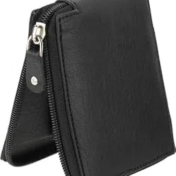 Fash Mart Men's Wallet RZGHH13 Round Zip Black-picture-28