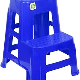 OAKNEST stl21 2-Step HeavyDuty High Glossy Plastic Multi Purpose Stepper Stool for Home,Office and Kitchen Use (Color : Deep Blue ; Count: 1)-picture-17