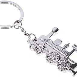 Steam Train Locomotive Metal Keychains Keyring Key Chains for Men Women Bag Collectibles-picture-21
