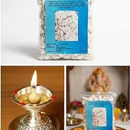 AMY Cotton Wick for Puja | Premium Handcrafted Cotton Batti | Long Burning Round Wick for Diya & Temple | Soft Pure Cotton | Suitable for Daily Puja & Festivals (500 pcs)-picture-25