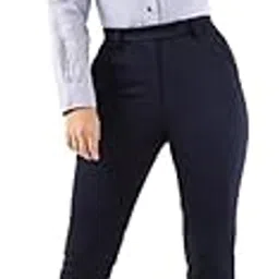 marks & spencer Womens Solid Mid Rise Slim Fit Trouser-picture-50