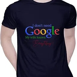 creativit Graphic Printed T-Shirt for Unisex Funny Tshirt | Casual Half Sleeve Round Neck T-Shirt | 100% Cotton | D00271-180-picture-37
