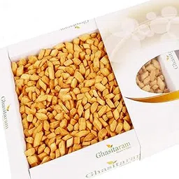 Ghasitaram Gifts Snack Mini Katli Namkeen 400 GMS |Gift for Diwali,Holi,Rakhi,Valentine,Christmas,Birthday,Anniversary,Gift for Her,Him,Mothers Day,Fathers Day|-image-59