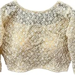 vihu fashion Women Georgette Half Sleeve Blouse image 1