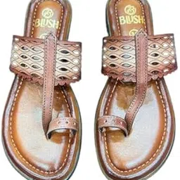 Women?s Kolhapuri Genuine Leather | Soft Cushioned Pad Chappal-picture-23