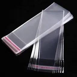 DMS RETAIL Transparent Plastic Packing Bags Adhesive Plastic Poly Bag Clear Self Adhesive Plastic Bags Size 3X8 Inches Pack Of (150)-picture-12