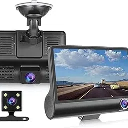 Elevea 𝟏𝟓 𝐘𝐞𝐚𝐫𝐬 𝐆𝐮𝐚𝐫𝐚𝐧𝐭𝐞𝐞, 3 Channel Dash cam, Front Inside and Rear Cameras, 1080P Full HD Recording, Loop Recording, Parking Monitor, car Safety Device, Easy Installation-picture-39