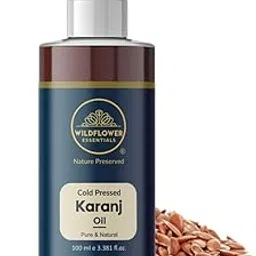 Wildflower Essentials Karanj Oil (Pongamia pinnata) Cold Pressed For Hair, Skin & Body Pure & Natural 100ml-image-15