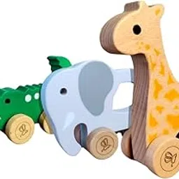 Jungle Riders for 6+ Months – Gross Motor Skills, Hand-Eye Coordination, Eco-Friendly Build, Safe Play | Ideal Gift for Toddlers | Fun and Engaging Ride-On Toy for Babies-image-22