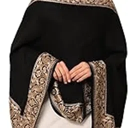 pashmoda Women Kashmiri Aari Embroidery Shawl, Shawl, & Wrap, Luxury Pashmina Evening Wrap (Size: 71X203 CM) (AST04)-picture-18