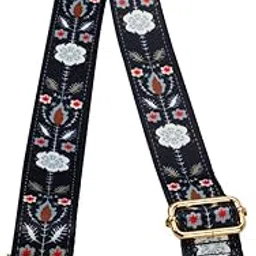 Crossbody Strap for Purses Replacement Adjustable Guitar Multicolor Style Handbag Straps (Foral B)-picture-42