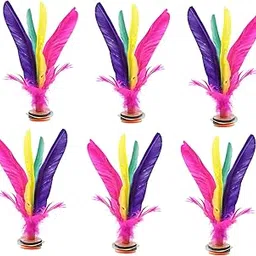 Bleiou 6 Pack Chinese Jianzi Colorful Feather Kicking Shuttlecock Foot Sports Toy Game-picture-26