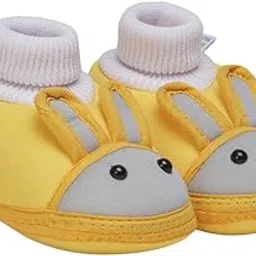 neska moda 6 To 12 Months Baby Boys & Baby Girls Cute Soft Cotton Pre-Walker Rabbit Face Booties-BT4485-picture-43