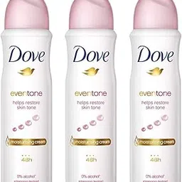 Dove Eventone Deodorant For Women, Antiperspirant Body Spray For Long Lasting Odour Protection, Skin Friendly Deo, Alcohol Free, Paraben Free, 150 ml (Pack of 3)-picture-30