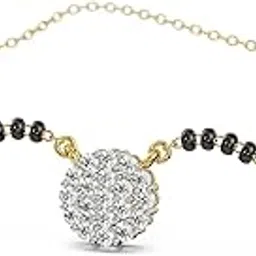emori | Aanya Mangalsutra in 14KT Gold for Women | Yellow | Authentic & Certified Lab Diamonds-picture-26