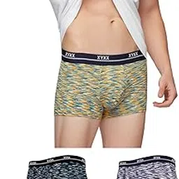 xyxx Men's Artisto Micromodal Regular Fit Printed Antimicrobial Trunks with No Marks Waistband (Pack of 3)-picture-29