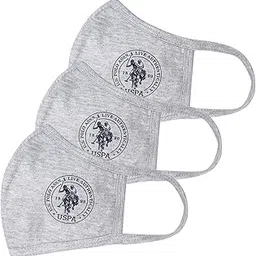 US Polo Association Men's Headband (Pack of 3) (USMAK0014_Grey_Medium)-image-8