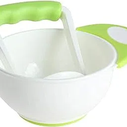 SAFE-O-KID®- BPA-Free Baby Feeding Grinding Bowl – Safe, Non-Toxic, Durable, with Anti-Slip Base for Grinding Baby Food, Perfect for Homemade Purees - Green-image-79