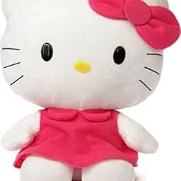 Tickles Red Soft Stuffed Plush Animal Cute Hello Kitty Toy for Kids (Size: 28 cm)-picture-16
