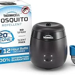 Thermacell E55 Rechargeable Mosquito Repeller with 20' Mosquito Protection Zone, Includes 12-Hour Repellent Refill; No Spray, Flame or Odour; DEET-Free Alternative to Insect Spray-picture-24