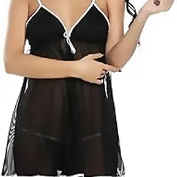 the purple arrow Women's Lace Cup Baby Doll Nightwear Lingerie with Panty-picture-41