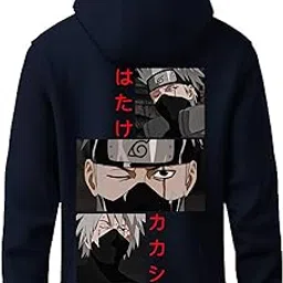Khakey Hoodie for Boys Kakashi Printed Hooded Sweatshirts for Boys-picture-35