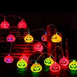 Halloween Pumpkin String Lights 7 LED Halloween Lights Pumpkin Lights for Decoration-image-37